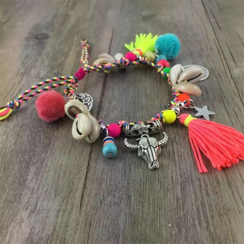 Boho beach bohemian Hippie style anklet